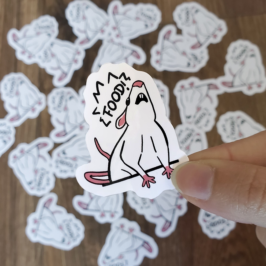 Mouse "FOOD!" | Sticker
