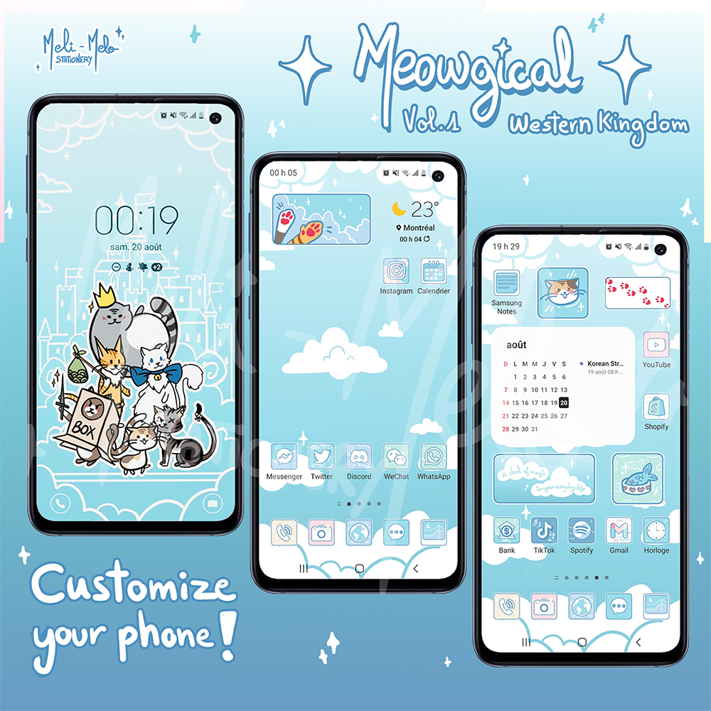 Meowgical Vol.1 - Western Kingdom | iOS & Android Theme