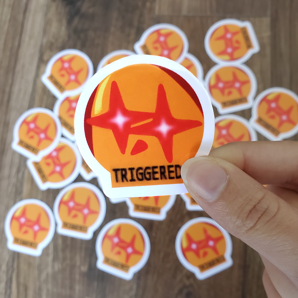 Triggered Piou | Sticker